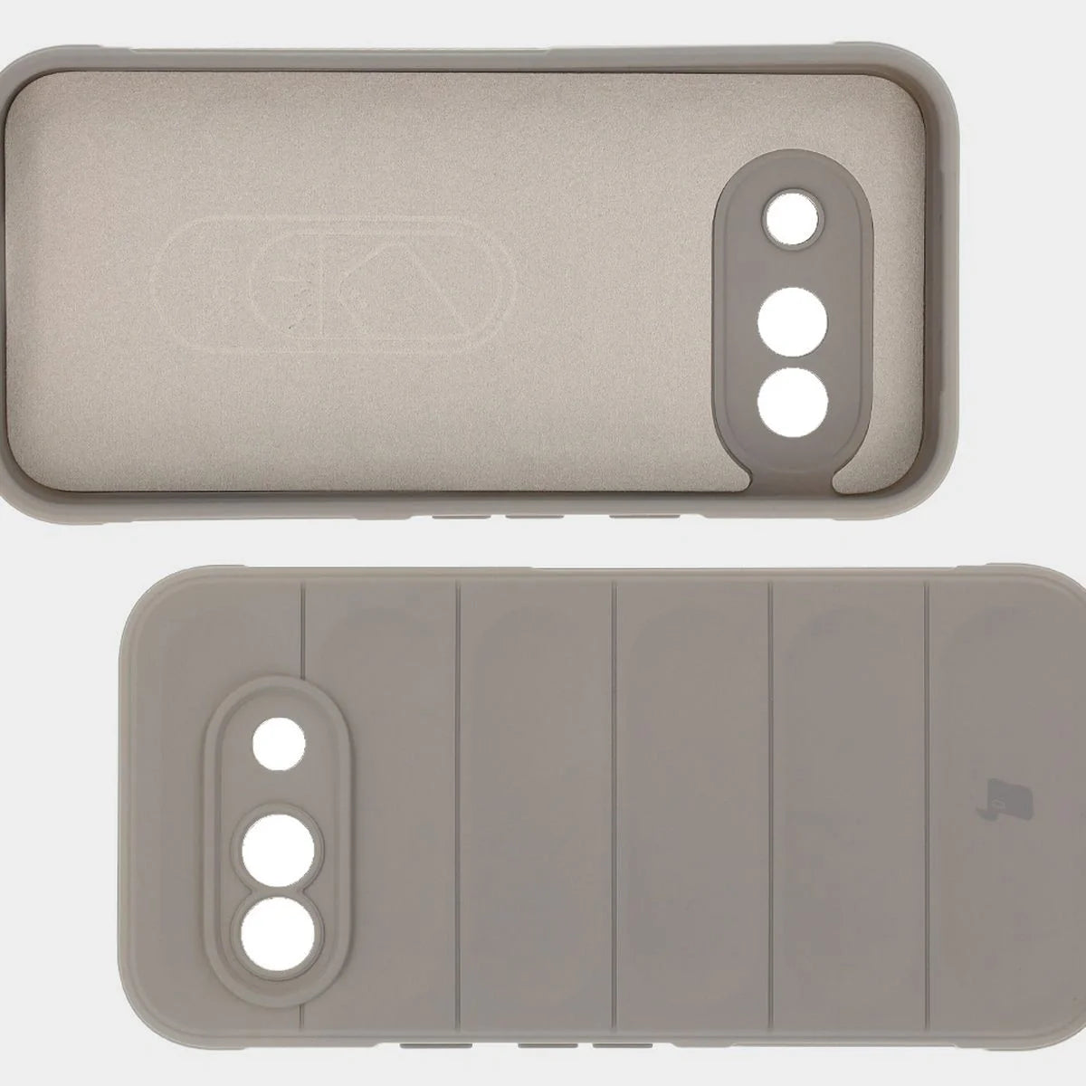 Robuste Handyhülle für Google Pixel 9a, Bizon Case Tur, Hellgrau