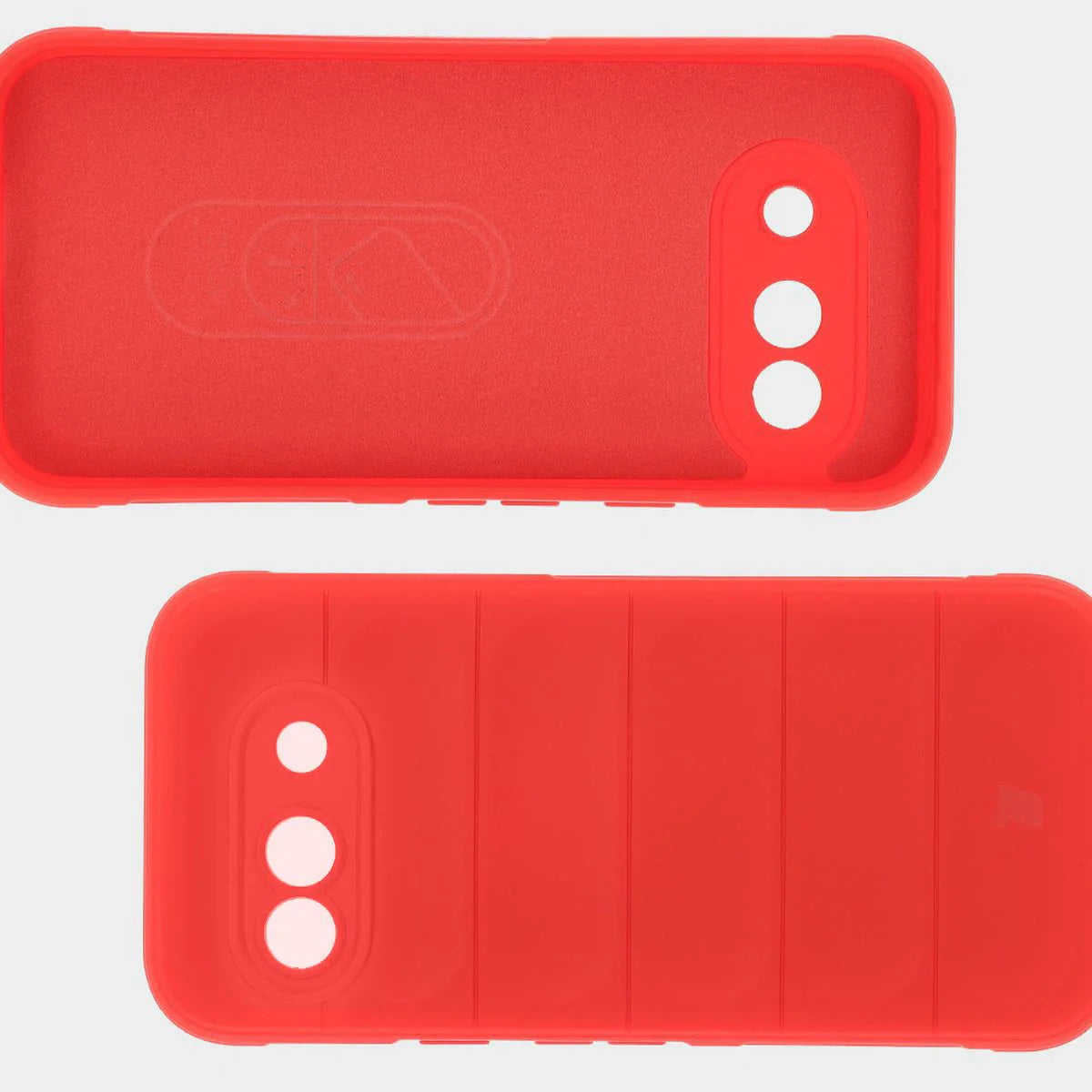Robuste Handyhülle für Google Pixel 9a, Bizon Case Tur, Rot