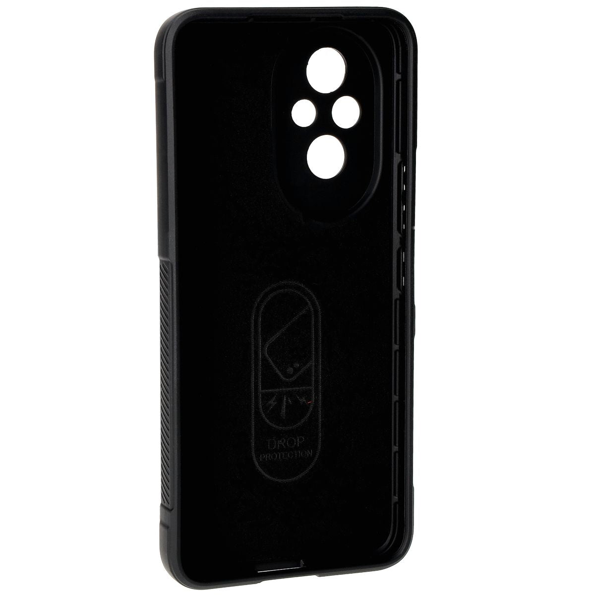 Robuste Handyhülle für Honor 200, Bizon Case Tur, Schwarz