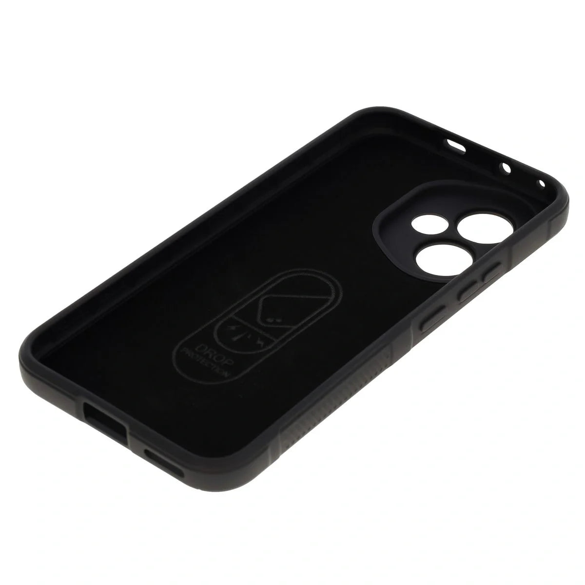 Robuste Handyhülle für Honor 400, Bizon Case Tur, Schwarz