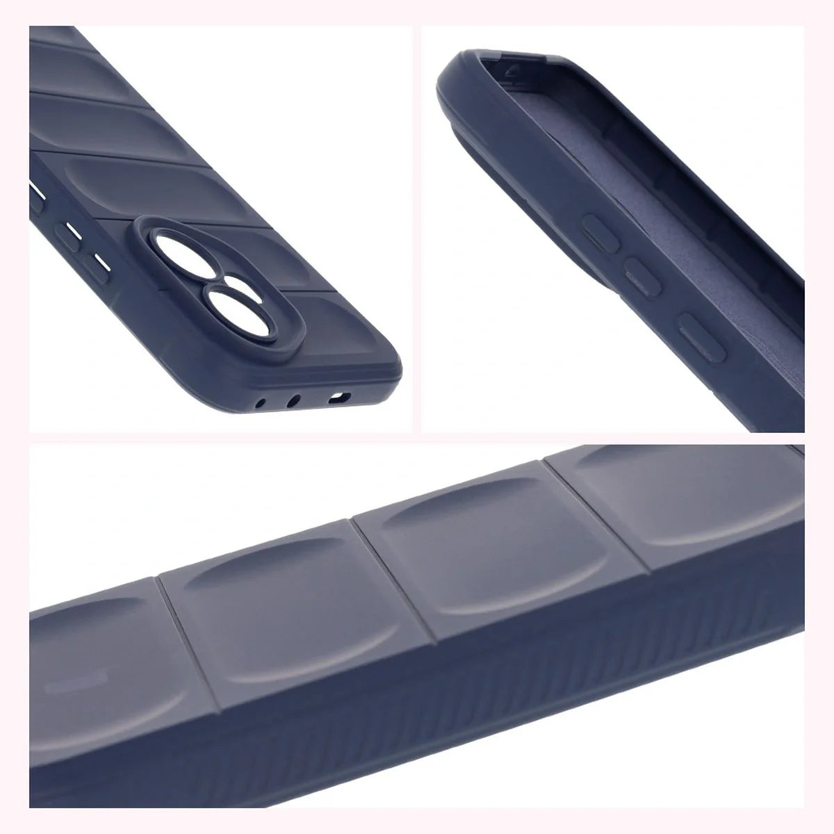 Robuste Handyhülle für Honor 400, Bizon Case Tur, Dunkelblau