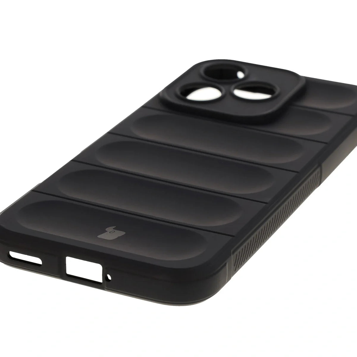 Robuste Handyhülle für Honor 400 Lite, Bizon Case Tur, Schwarz