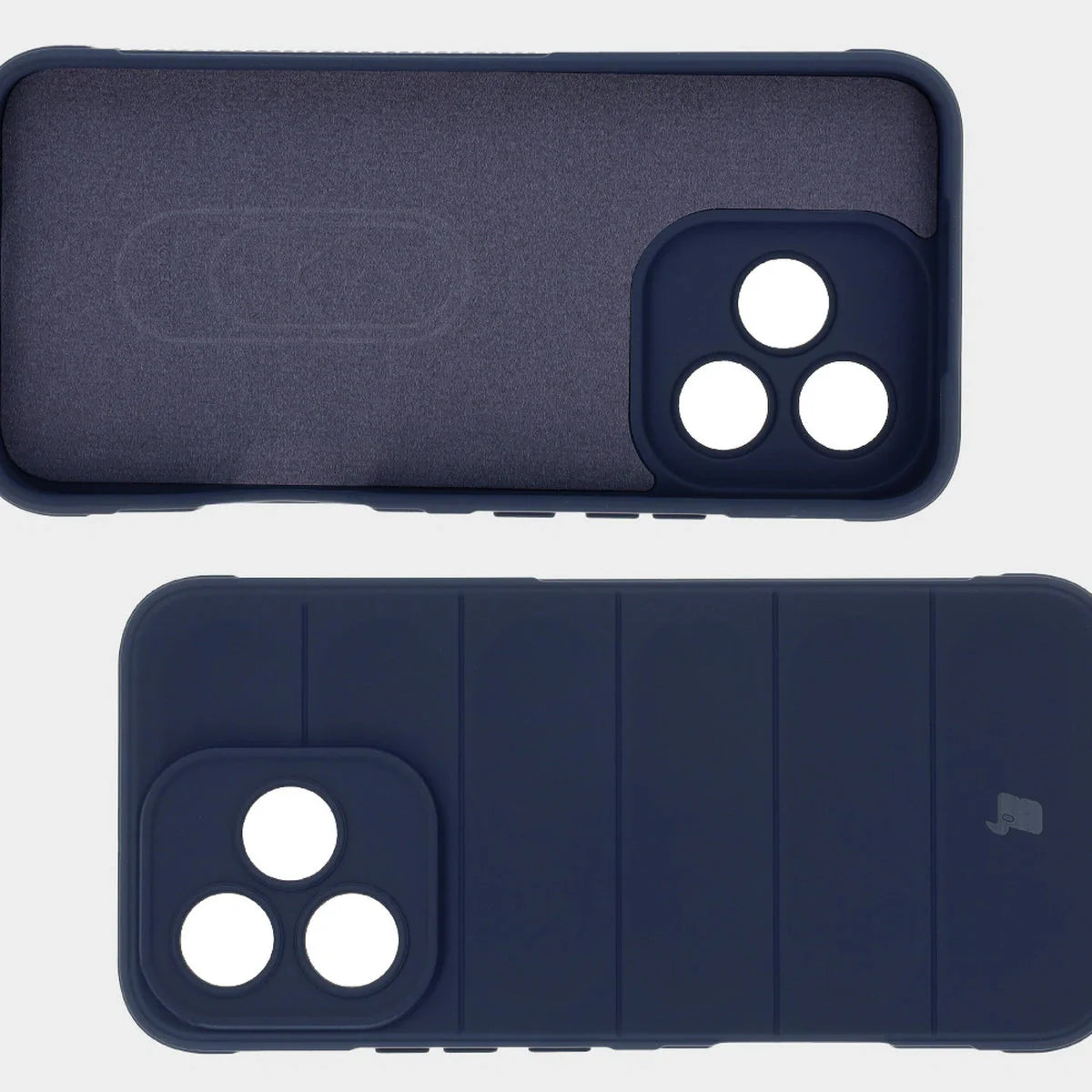 Robuste Handyhülle für Honor 400 Lite, Bizon Case Tur, Dunkelblau