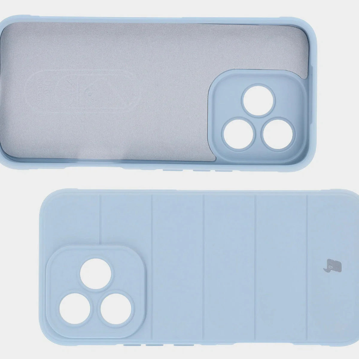 Robuste Handyhülle für Honor 400 Lite, Bizon Case Tur, Hellblau