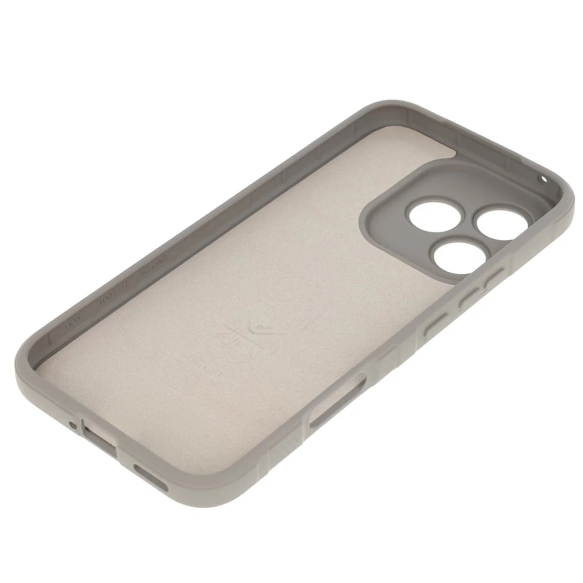 Robuste Handyhülle für Honor 400 Lite, Bizon Case Tur, Hellgrau