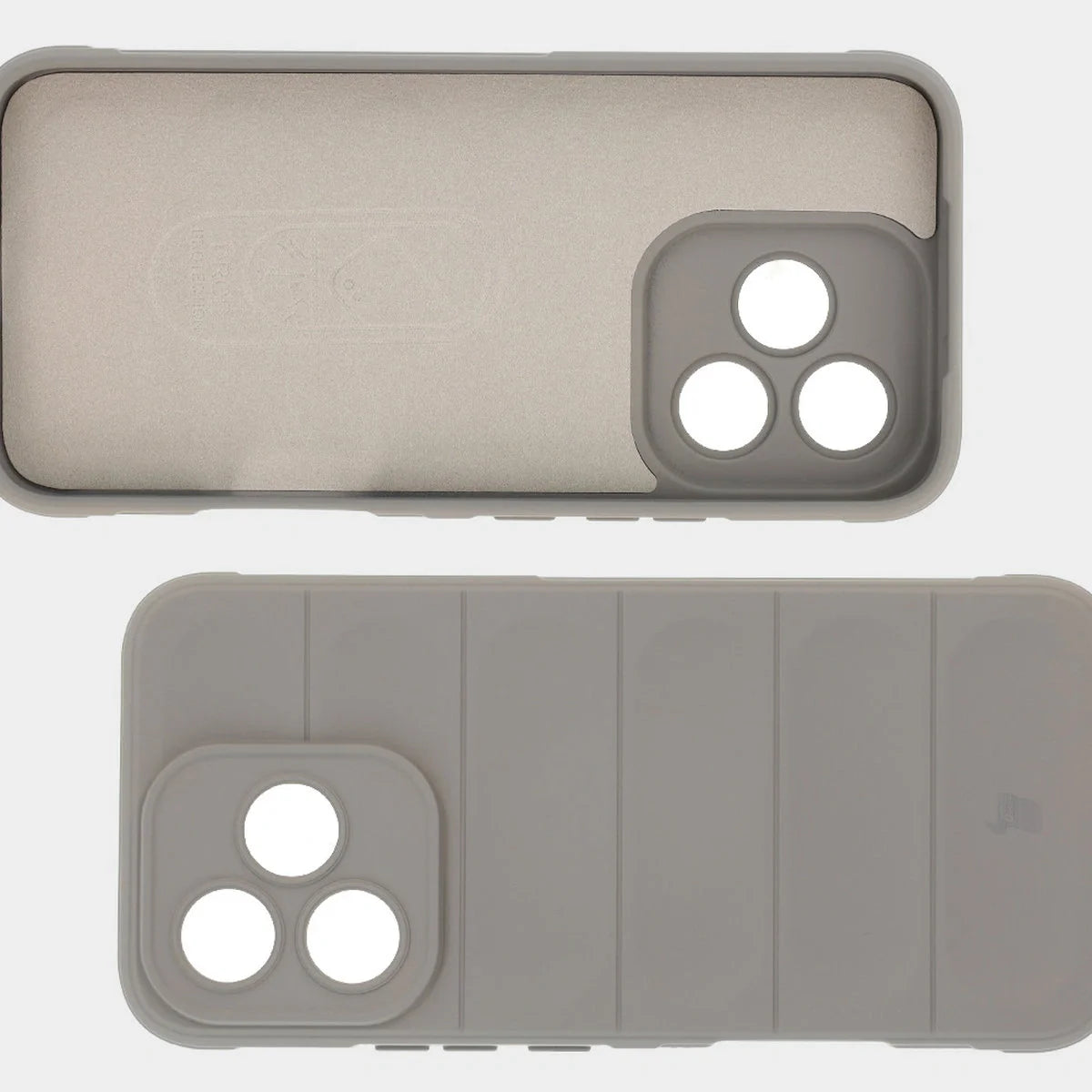 Robuste Handyhülle für Honor 400 Lite, Bizon Case Tur, Hellgrau