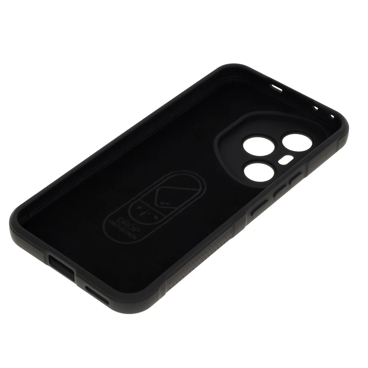 Robuste Handyhülle für Honor 400 Pro, Bizon Case Tur, Schwarz