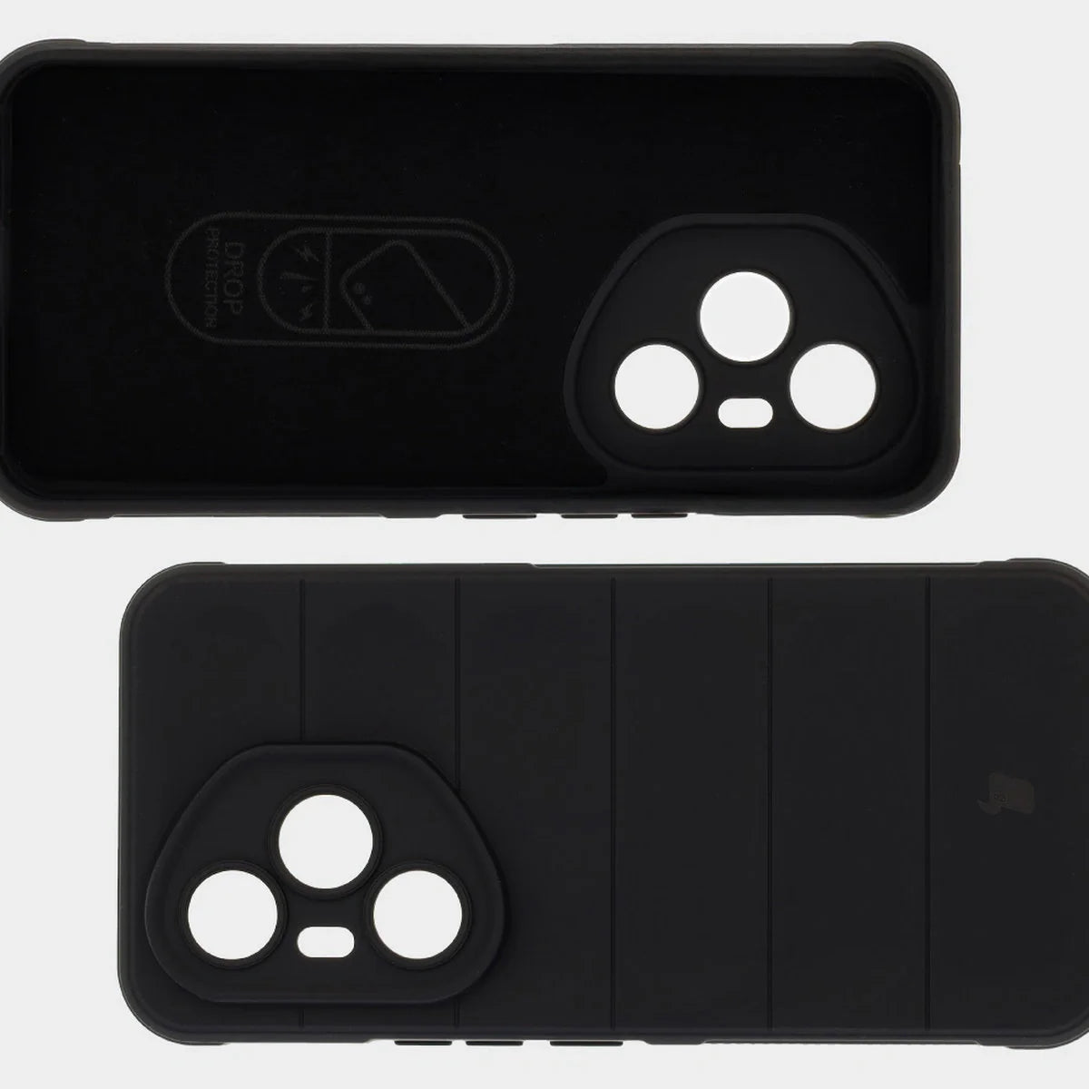 Robuste Handyhülle für Honor 400 Pro, Bizon Case Tur, Schwarz