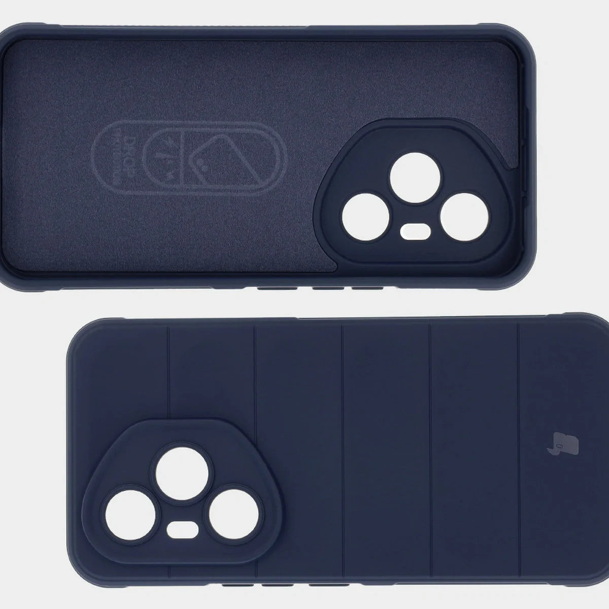 Robuste Handyhülle für Honor 400 Pro, Bizon Case Tur, Dunkelblau