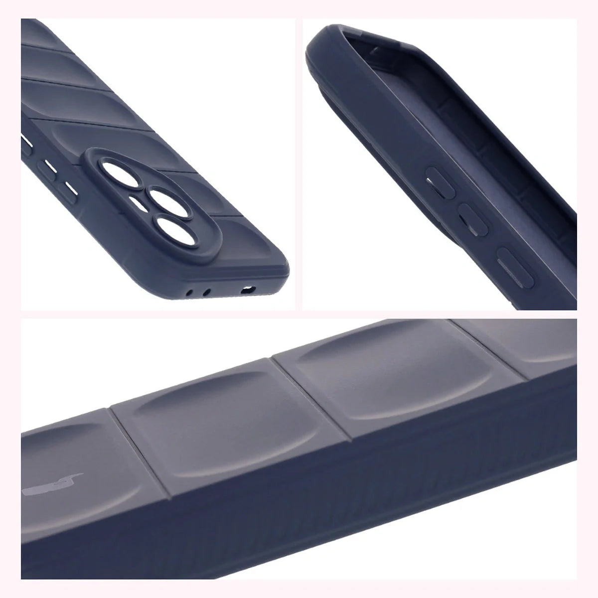 Robuste Handyhülle für Honor 400 Pro, Bizon Case Tur, Dunkelblau