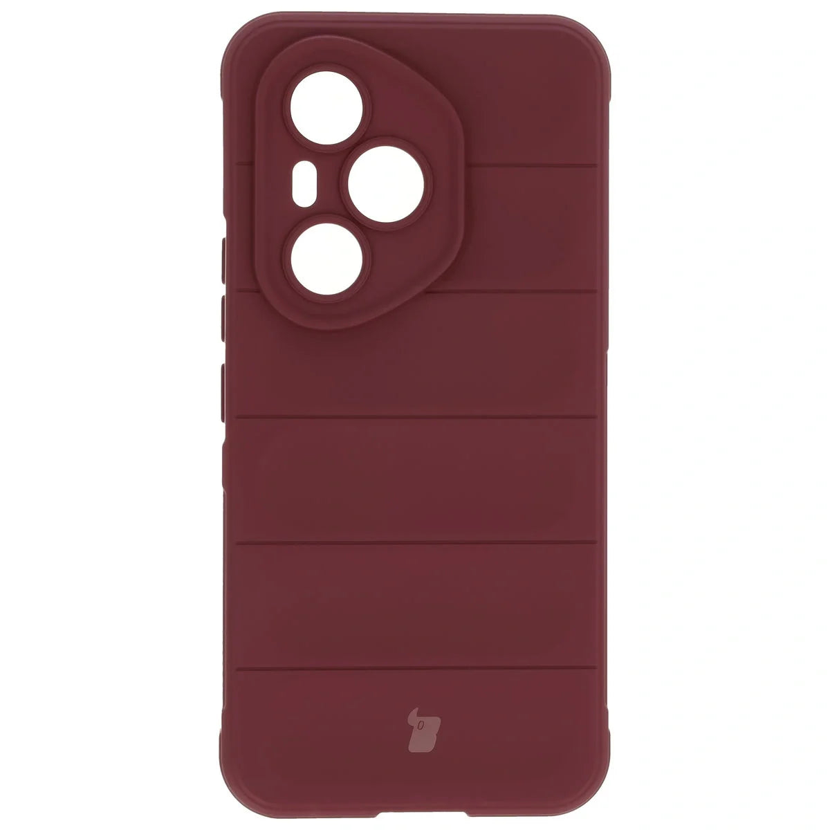 Robuste Handyhülle für Honor 400 Pro, Bizon Case Tur, Burgunderrot