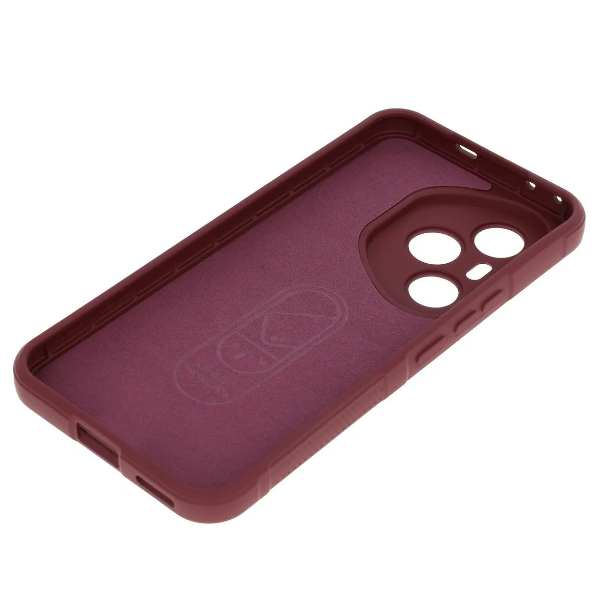 Robuste Handyhülle für Honor 400 Pro, Bizon Case Tur, Burgunderrot