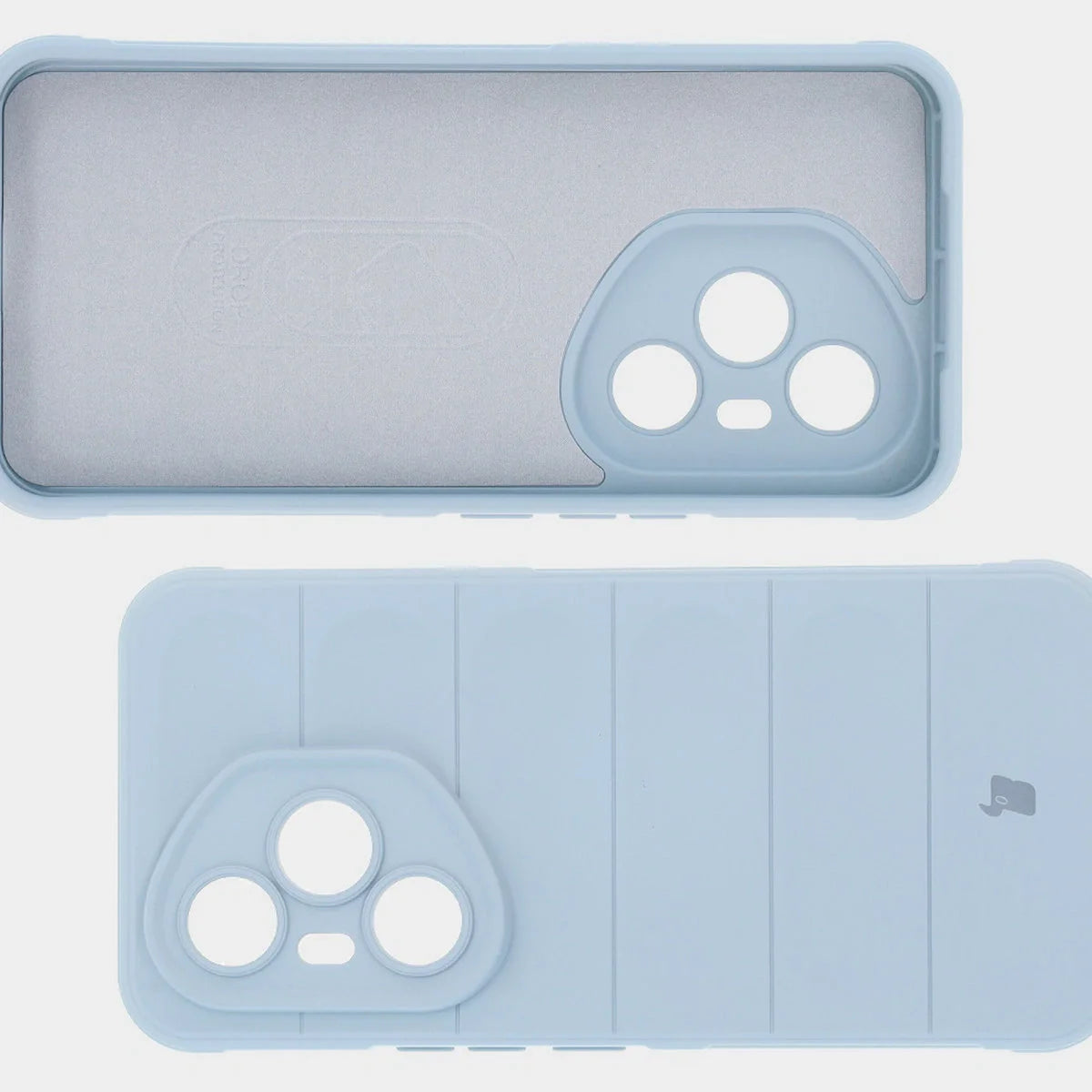 Robuste Handyhülle für Honor 400 Pro, Bizon Case Tur, Hellblau