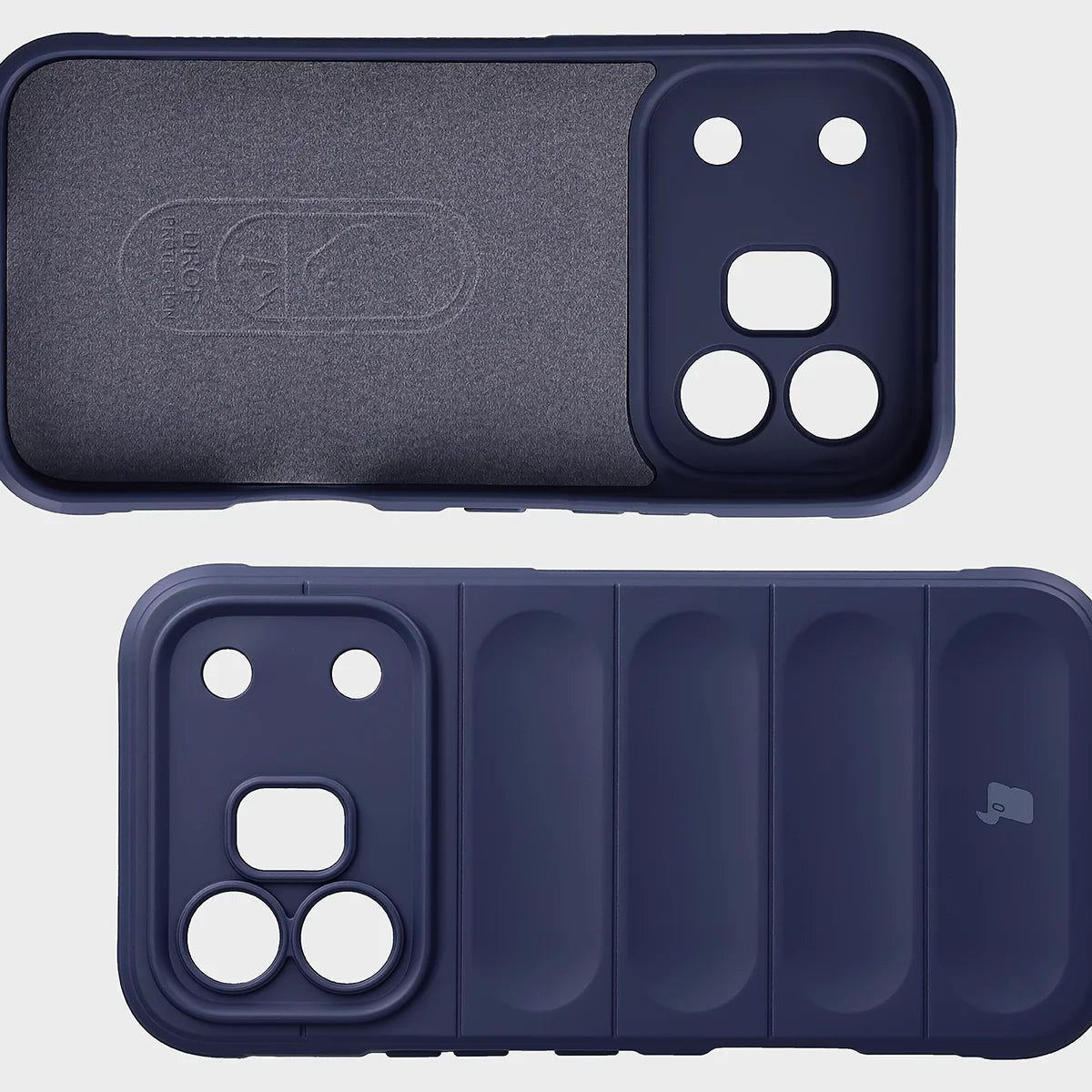 Robuste Handyhülle für Honor 600 5G / 600 Pro 5G, Bizon Case Tur, Dunkelblau