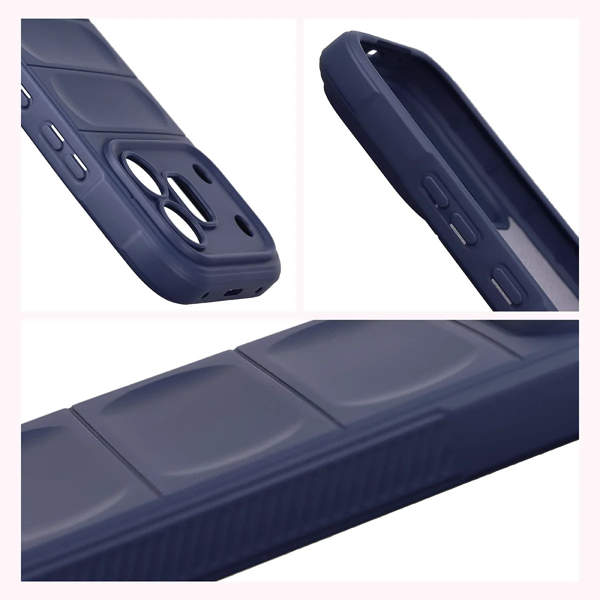 Robuste Handyhülle für Honor 600 5G / 600 Pro 5G, Bizon Case Tur, Dunkelblau