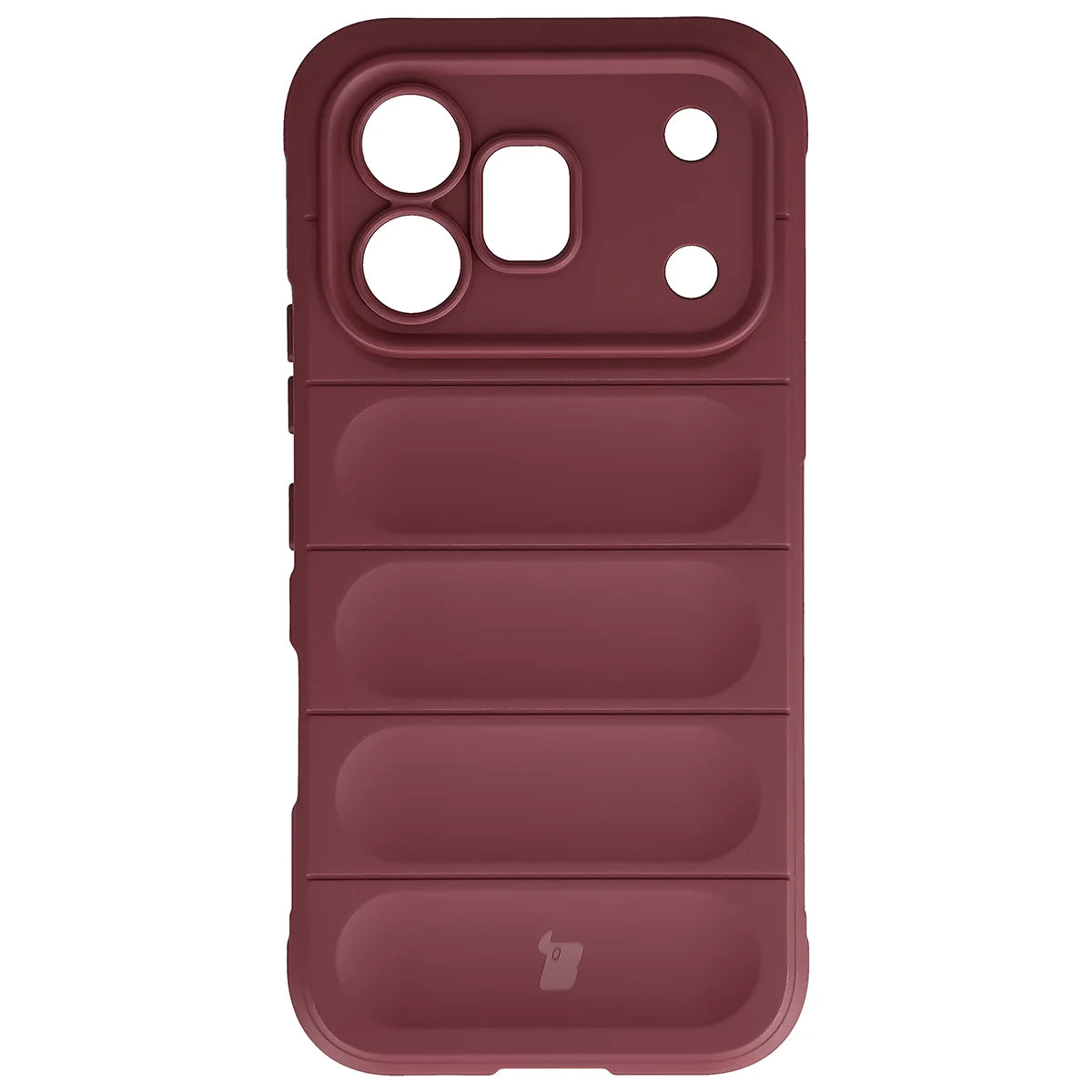 Robuste Handyhülle für Honor 600 5G / 600 Pro 5G, Bizon Case Tur, Burgunderrot