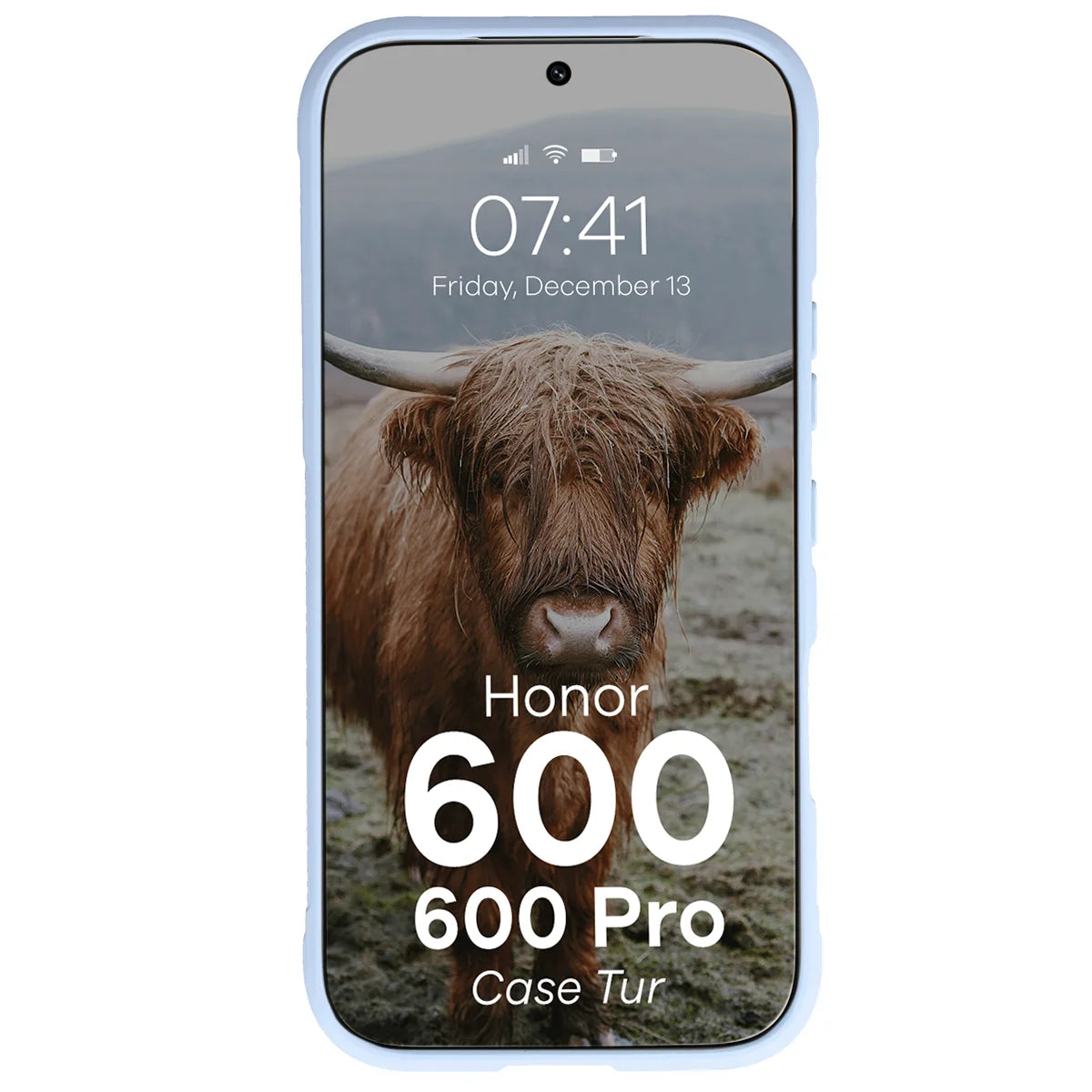 Robuste Handyhülle für Honor 600 5G / 600 Pro 5G, Bizon Case Tur, Hellblau