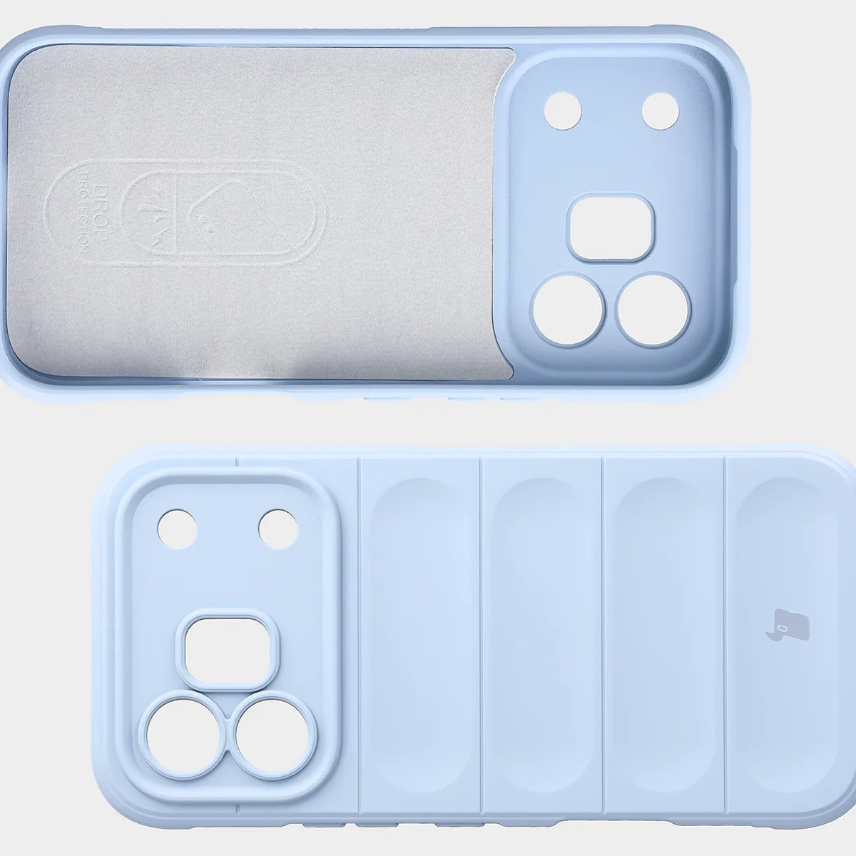 Robuste Handyhülle für Honor 600 5G / 600 Pro 5G, Bizon Case Tur, Hellblau