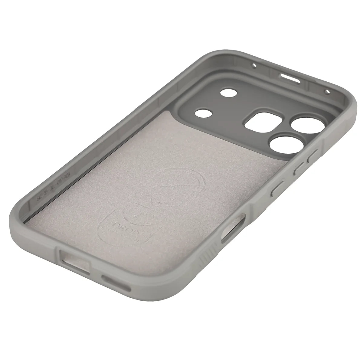 Robuste Handyhülle für Honor 600 5G / 600 Pro 5G, Bizon Case Tur, Hellgrau