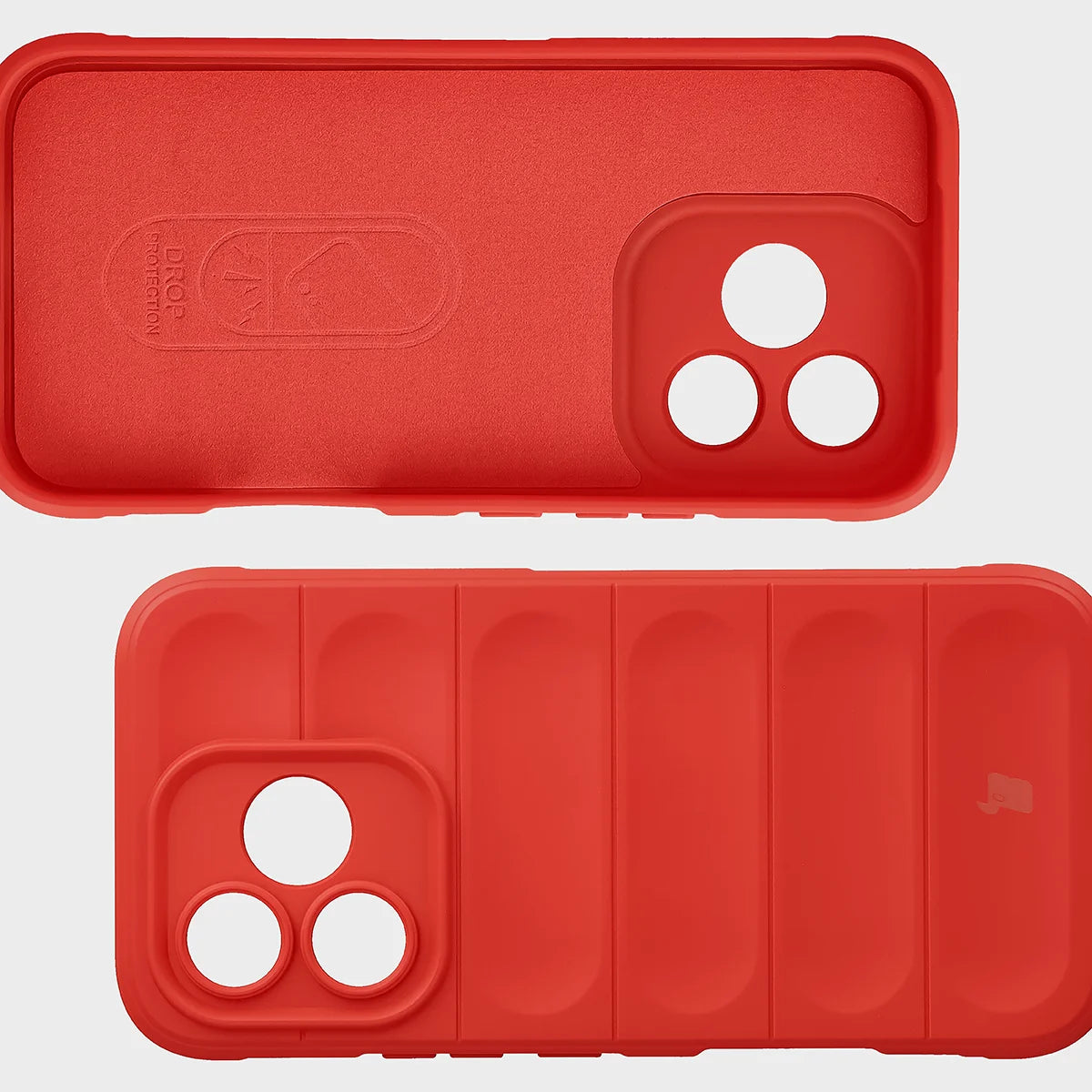 Robuste Handyhülle für Honor 600 Lite 5G, Bizon Case Tur, Rot