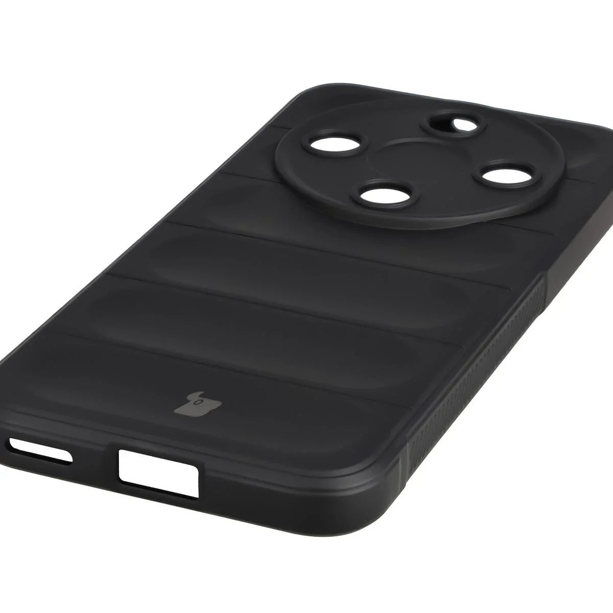 Robuste Handyhülle für Honor Magic8 Lite, Bizon Case Tur, Schwarz
