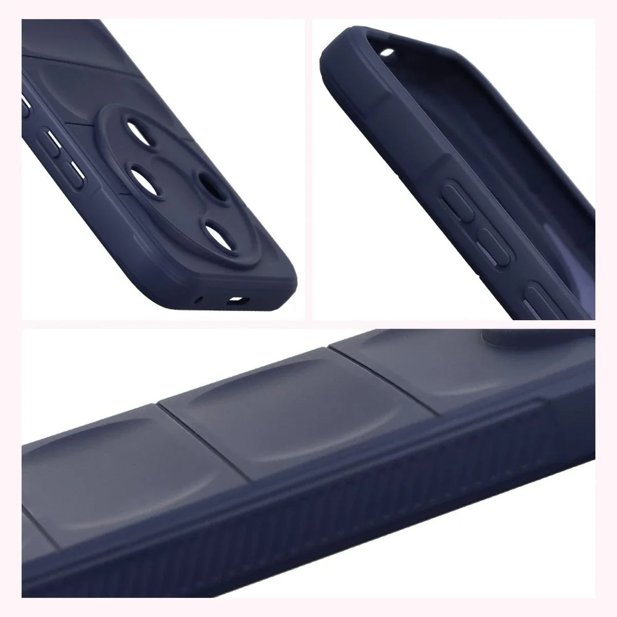 Robuste Handyhülle für Honor Magic8 Lite, Bizon Case Tur, Dunkelblau