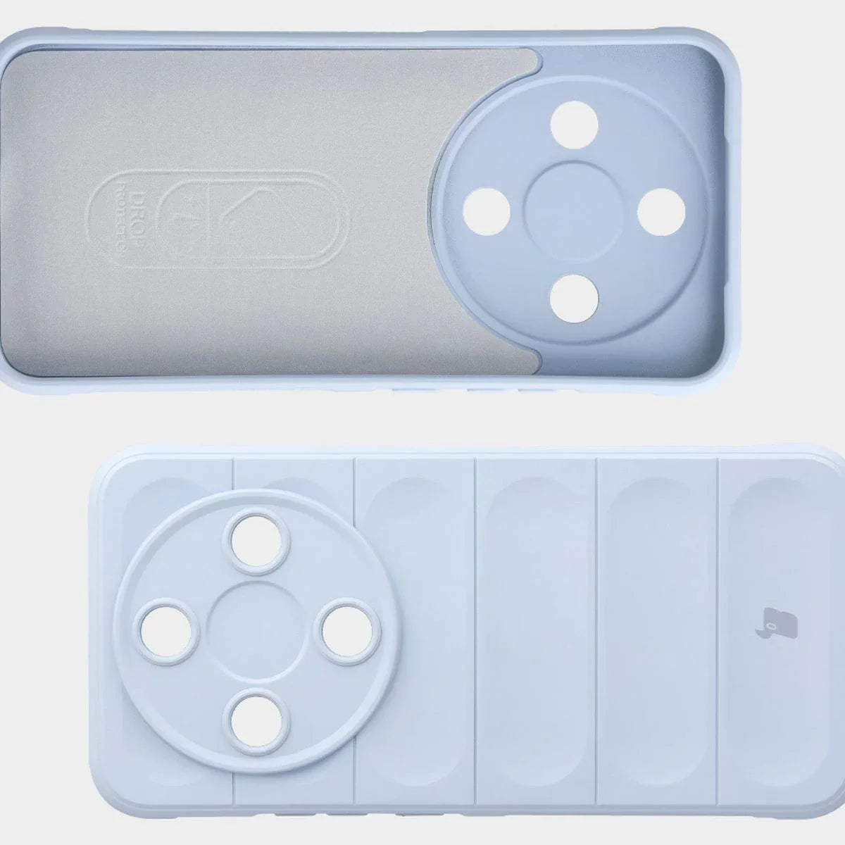Robuste Handyhülle für Honor Magic8 Lite, Bizon Case Tur, Hellblau