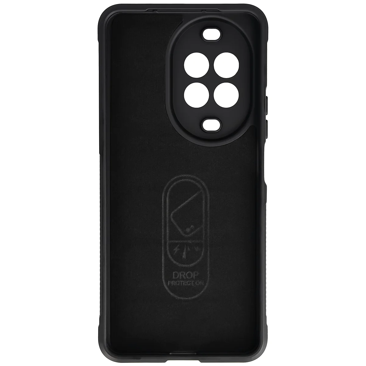 Robuste Handyhülle für Huawei nova 14 Pro, Bizon Case Tur, Schwarz