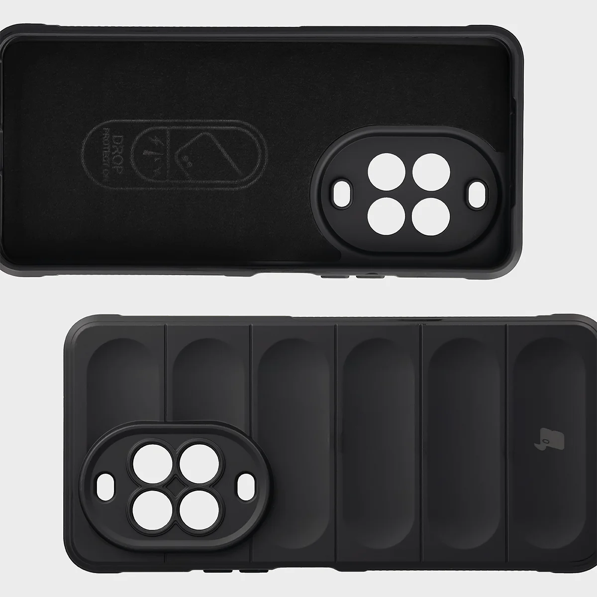 Robuste Handyhülle für Huawei nova 14 Pro, Bizon Case Tur, Schwarz