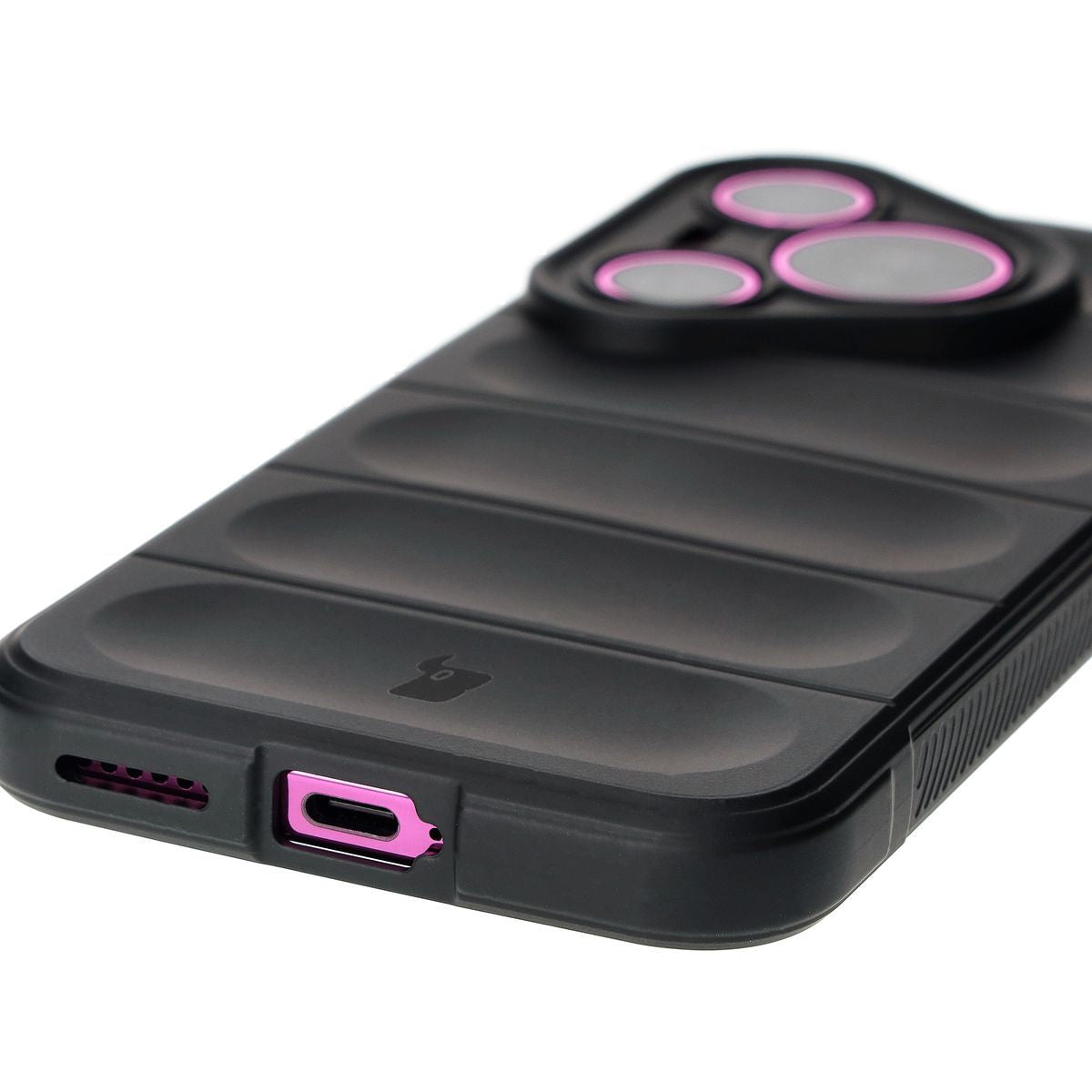 Robuste Handyhülle für Huawei Pura 70, Bizon Case Tur, Schwarz