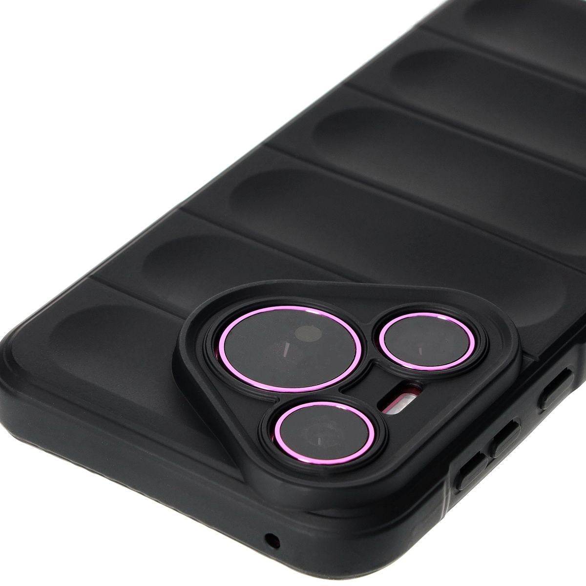 Robuste Handyhülle für Huawei Pura 70, Bizon Case Tur, Schwarz
