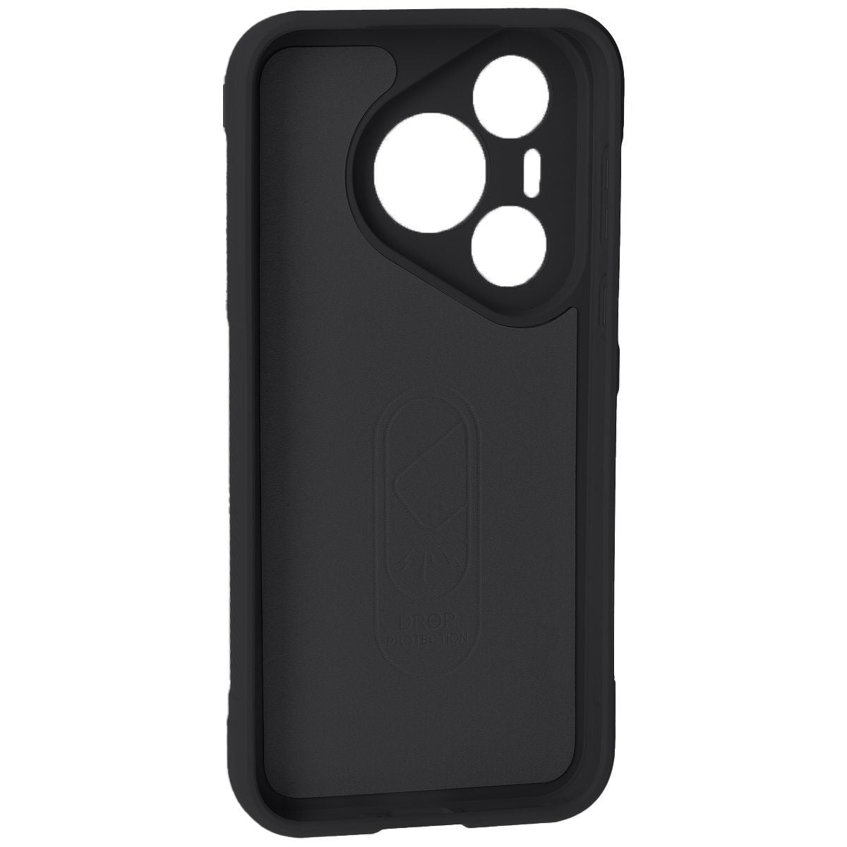 Robuste Handyhülle für Huawei Pura 70, Bizon Case Tur, Schwarz