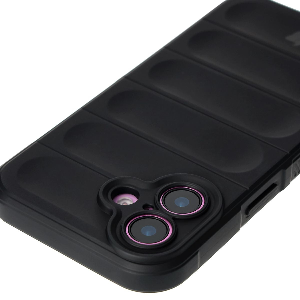 Robuste Handyhülle für iPhone 16, Bizon Case Tur, Schwarz