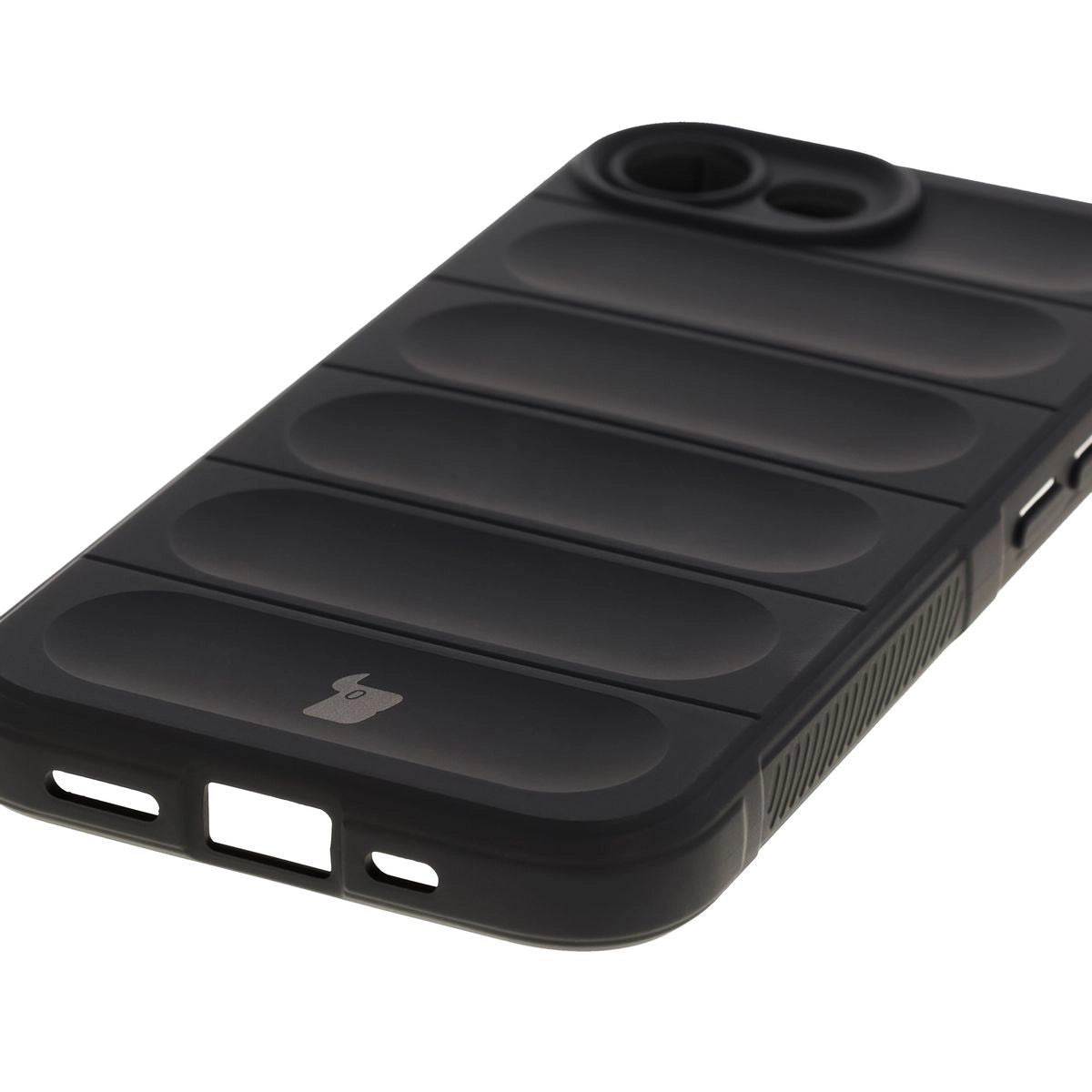 Robuste Handyhülle für iPhone 17e / 16e, Bizon Case Tur, Schwarz