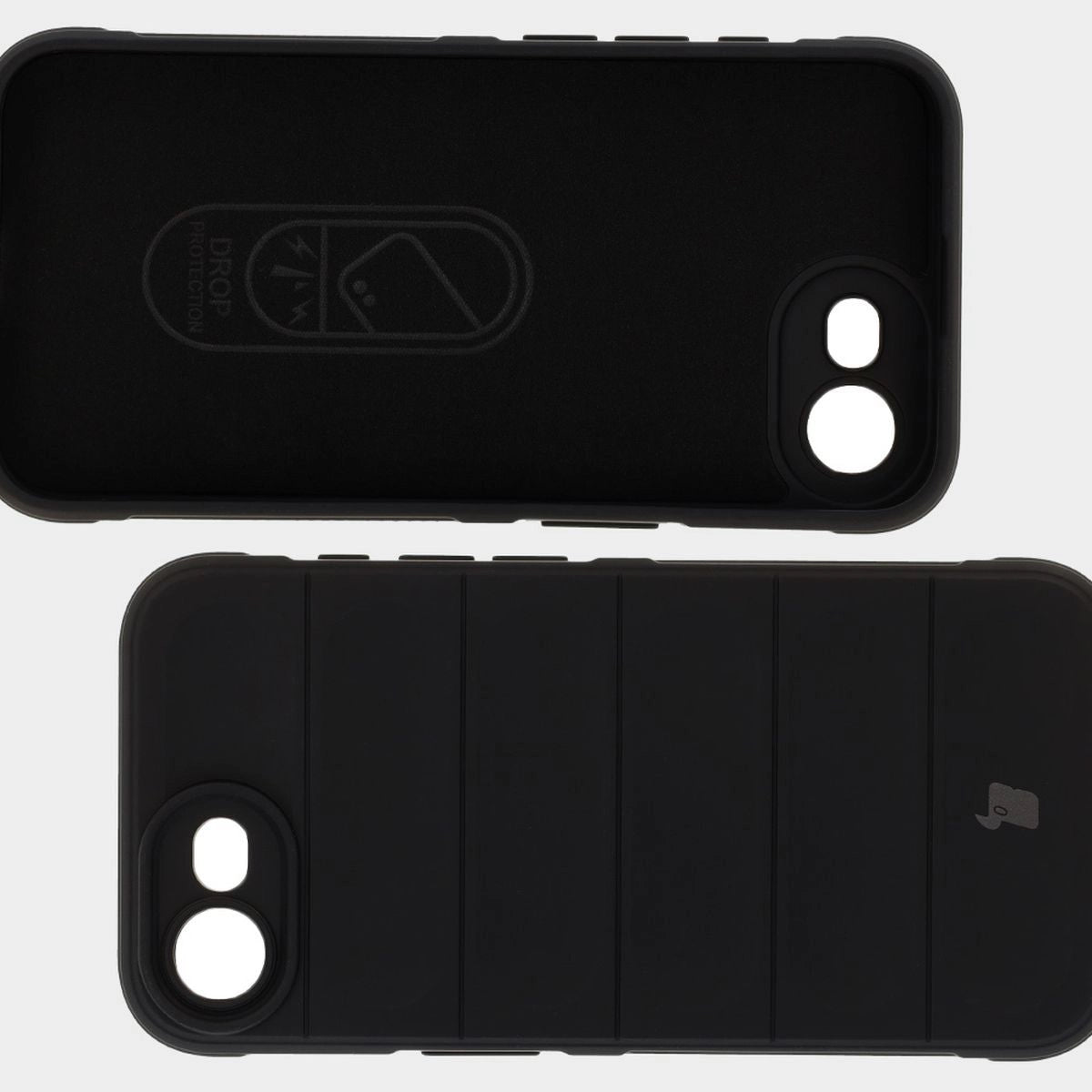 Robuste Handyhülle für iPhone 17e / 16e, Bizon Case Tur, Schwarz