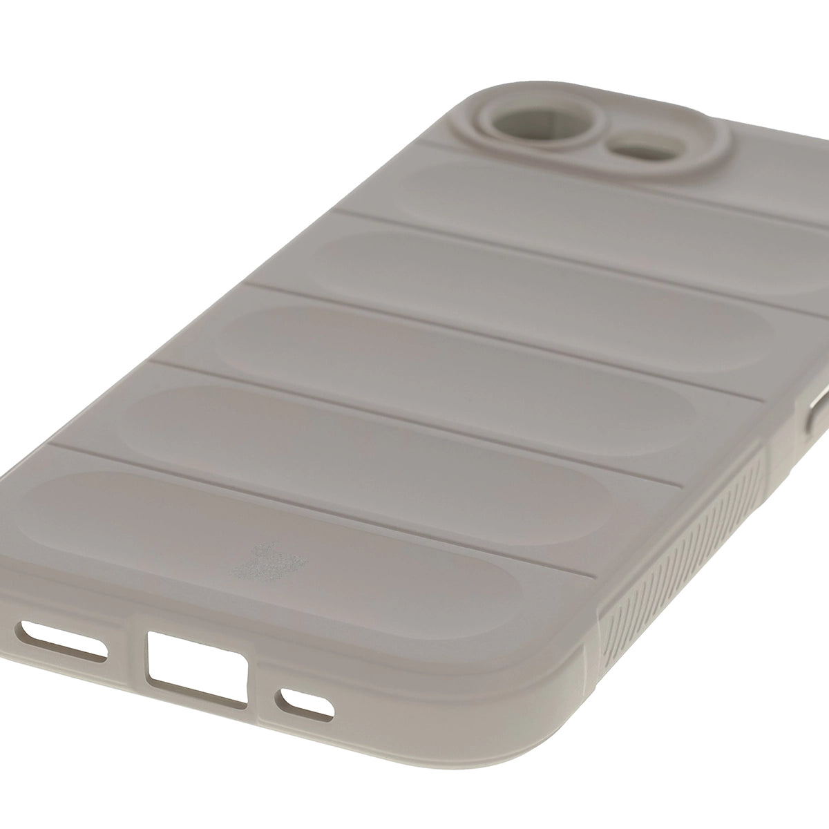 Robuste Handyhülle für iPhone 17e / 16e, Bizon Case Tur, Hellgrau