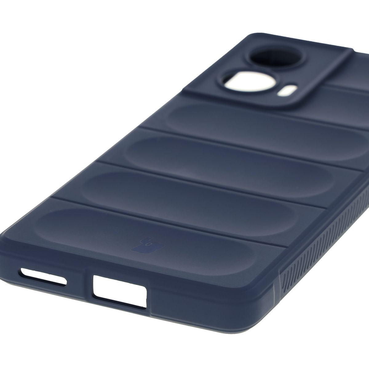 Robuste Handyhülle für Motorola Edge 50 Fusion, Bizon Case Tur, Dunkelblau
