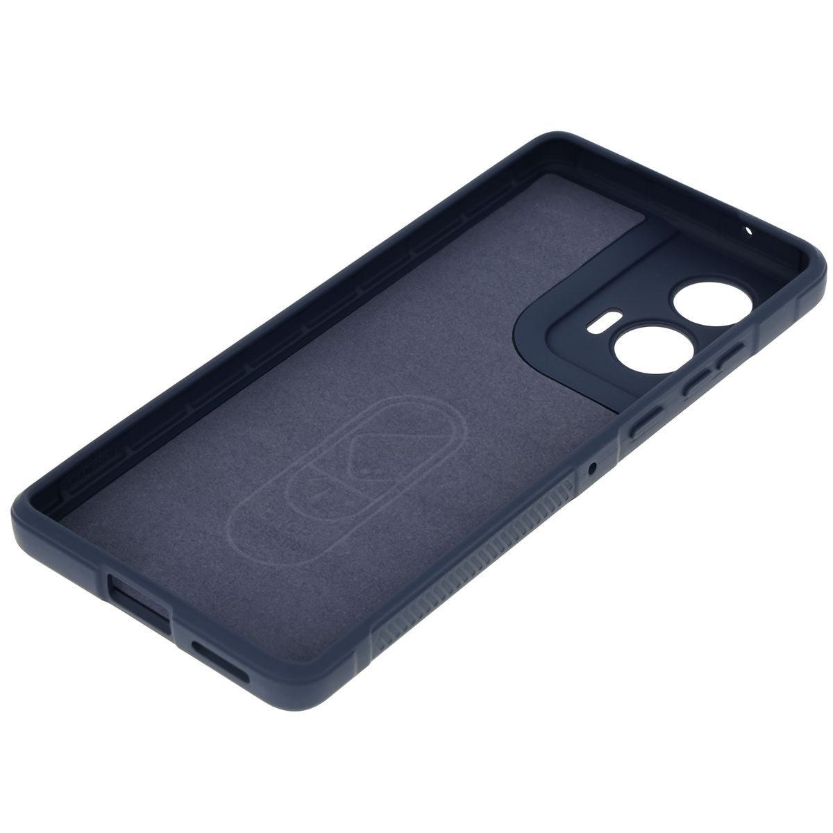 Robuste Handyhülle für Motorola Edge 50 Fusion, Bizon Case Tur, Dunkelblau