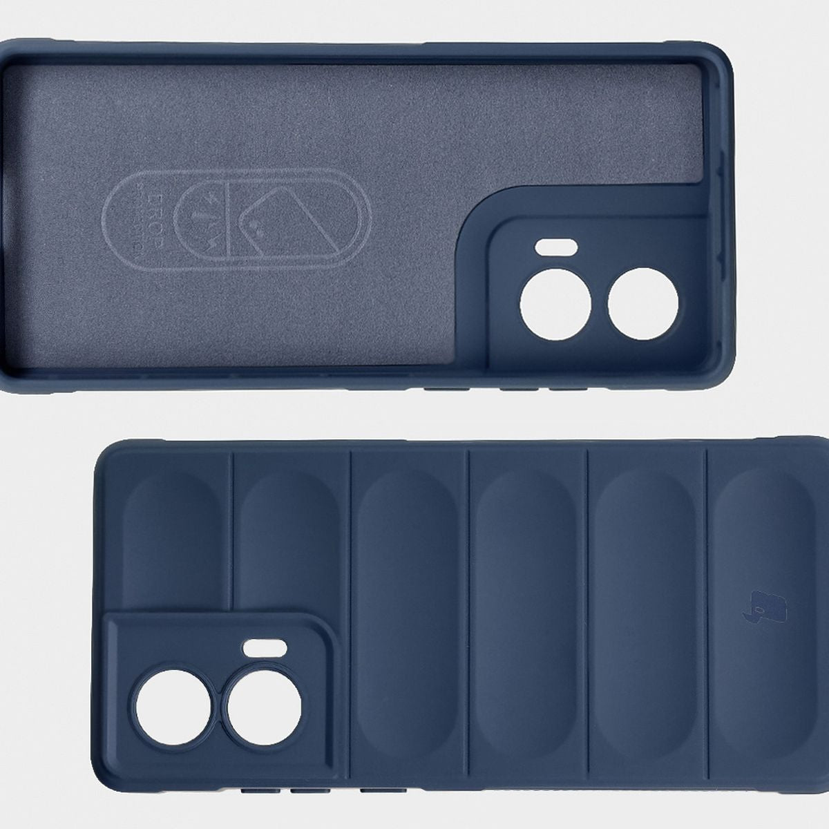 Robuste Handyhülle für Motorola Edge 50 Fusion, Bizon Case Tur, Dunkelblau