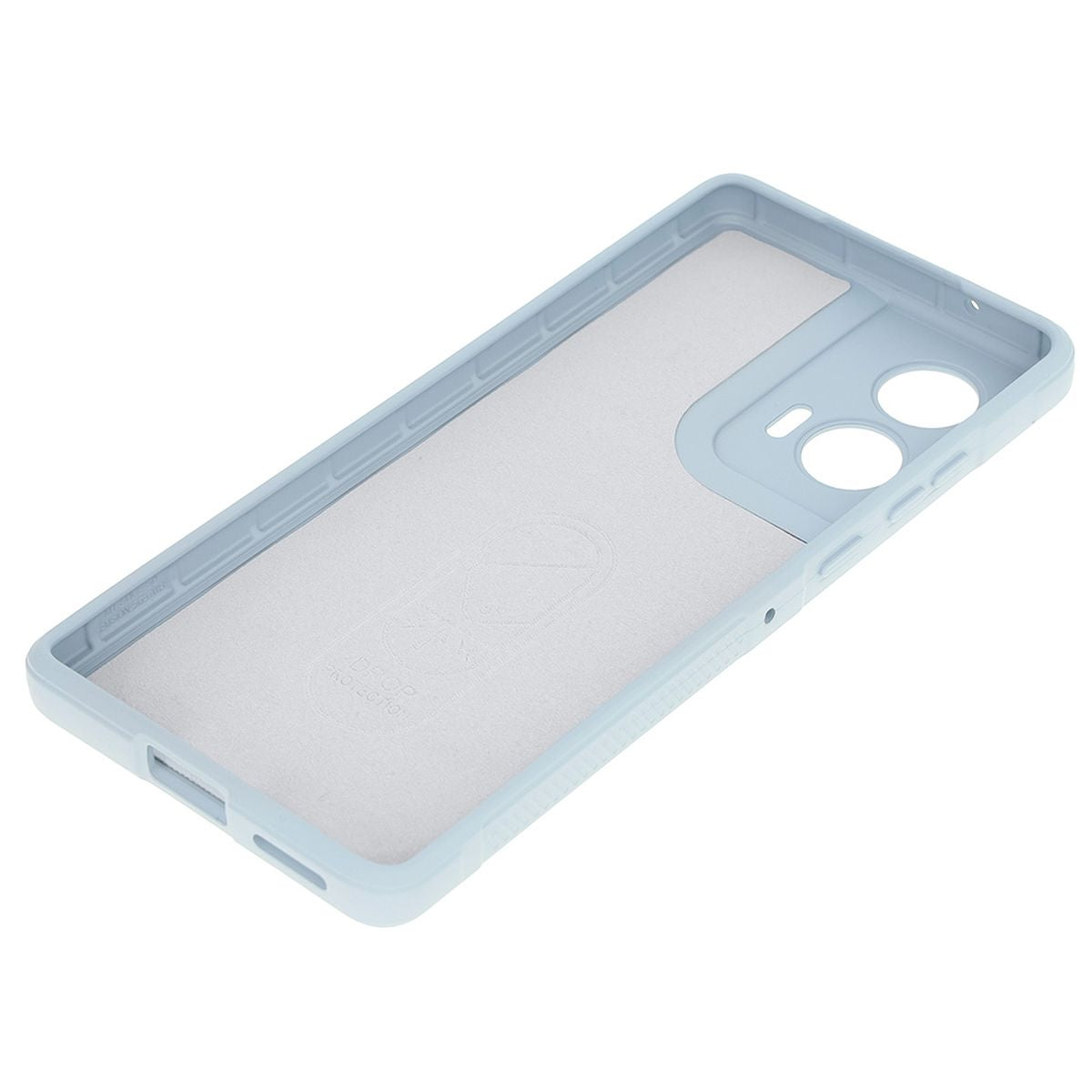 Robuste Handyhülle für Motorola Edge 50 Fusion, Bizon Case Tur, Hellblau