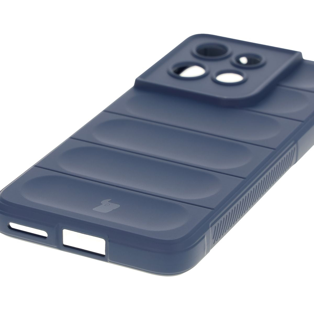 Robuste Handyhülle für Motorola Edge 50 Neo, Bizon Case Tur, Dunkelblau