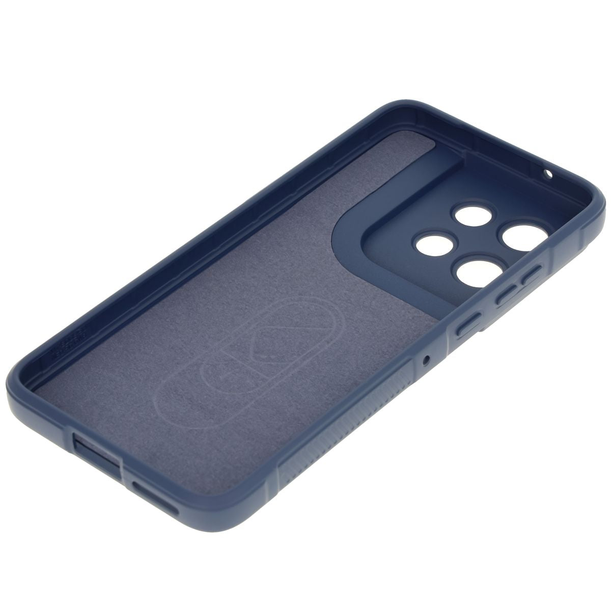 Robuste Handyhülle für Motorola Edge 50 Neo, Bizon Case Tur, Dunkelblau