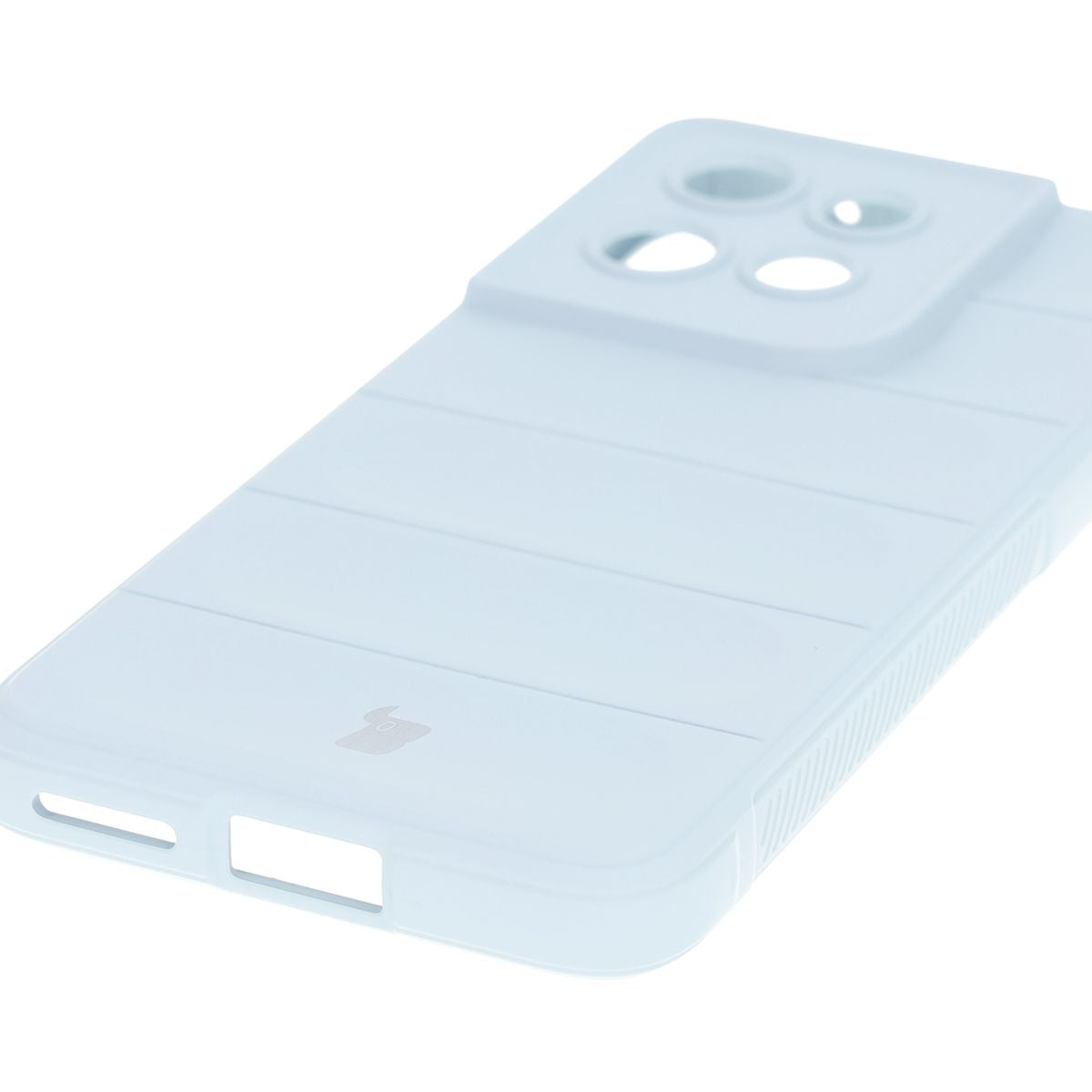 Robuste Handyhülle für Motorola Edge 50 Neo, Bizon Case Tur, Hellblau