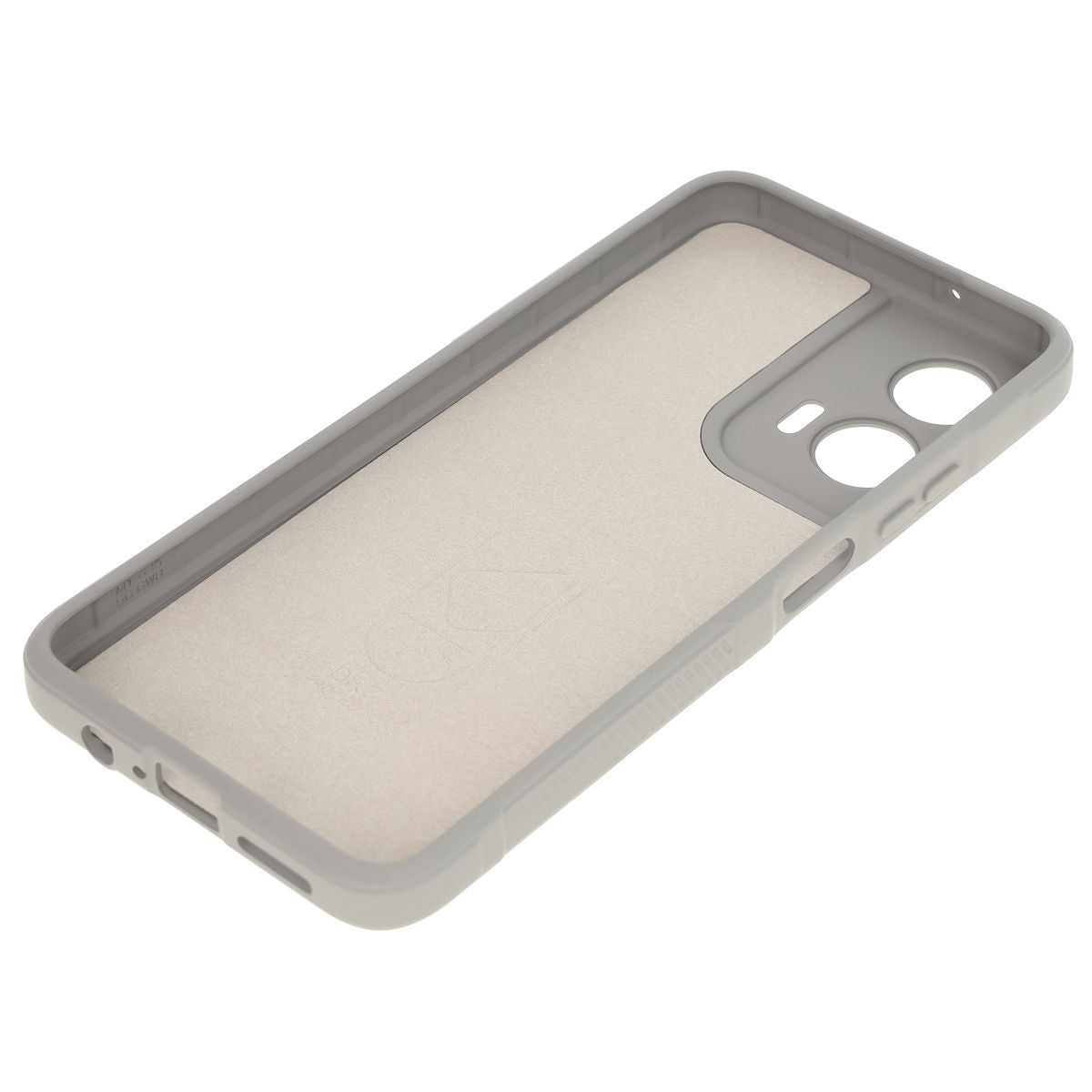 Robuste Handyhülle für Motorola Moto G35 5G, Bizon Case Tur, Hellgrau