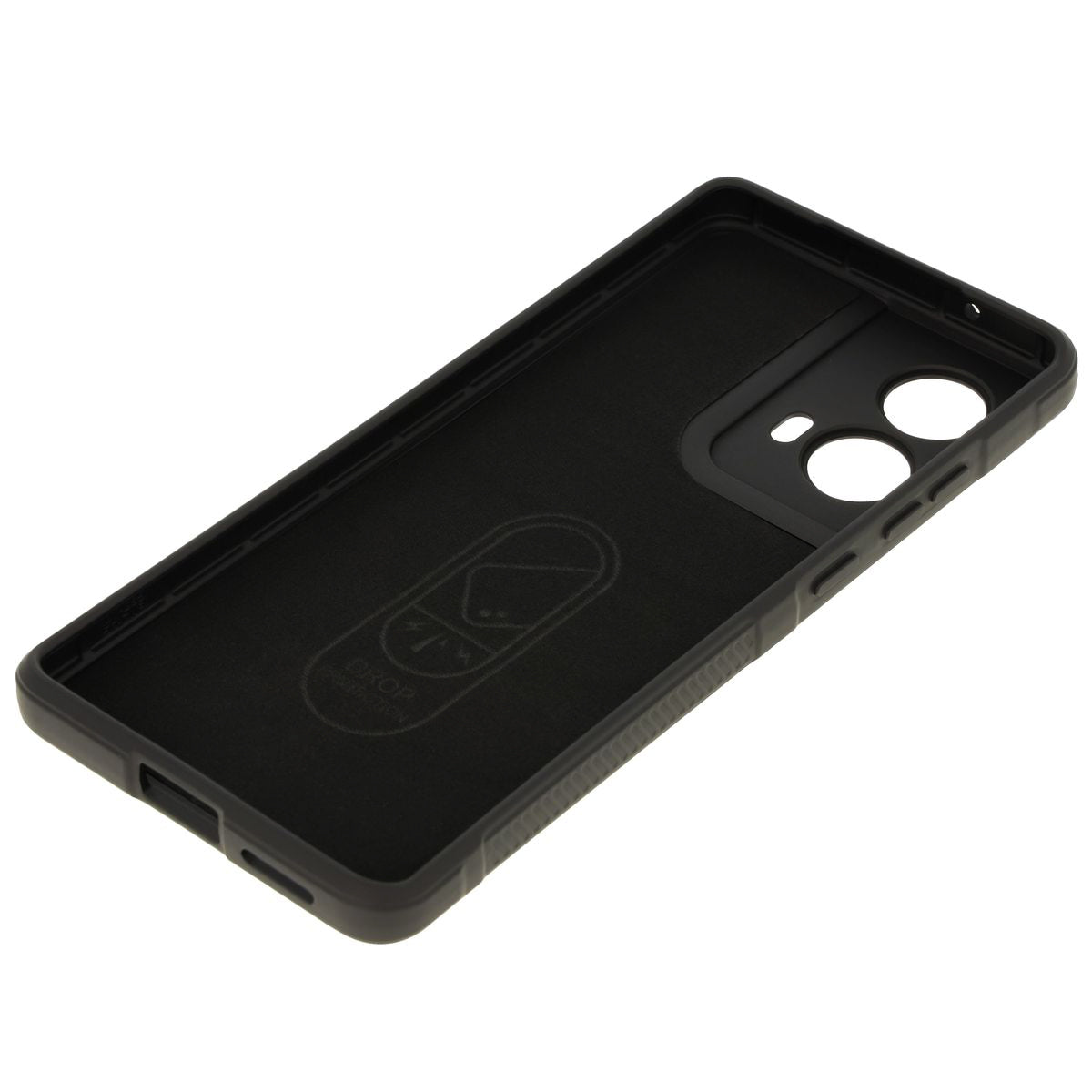 Robuste Handyhülle für Motorola Moto G85 5G, Bizon Case Tur, Schwarz