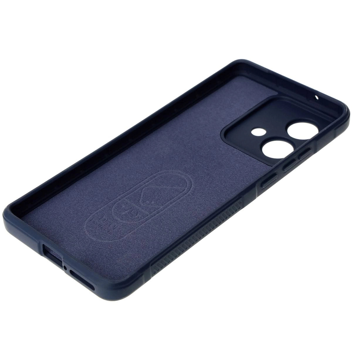 Robuste Handyhülle für Motorola Edge 40 Neo, Bizon Case Tur, Dunkelblau