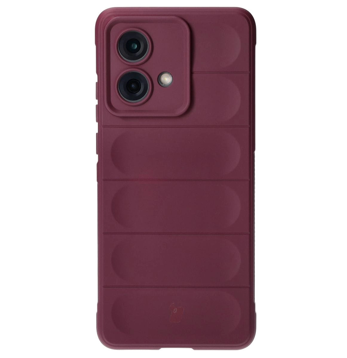 Robuste Handyhülle für Motorola Edge 40 Neo, Bizon Case Tur, Burgunderrot