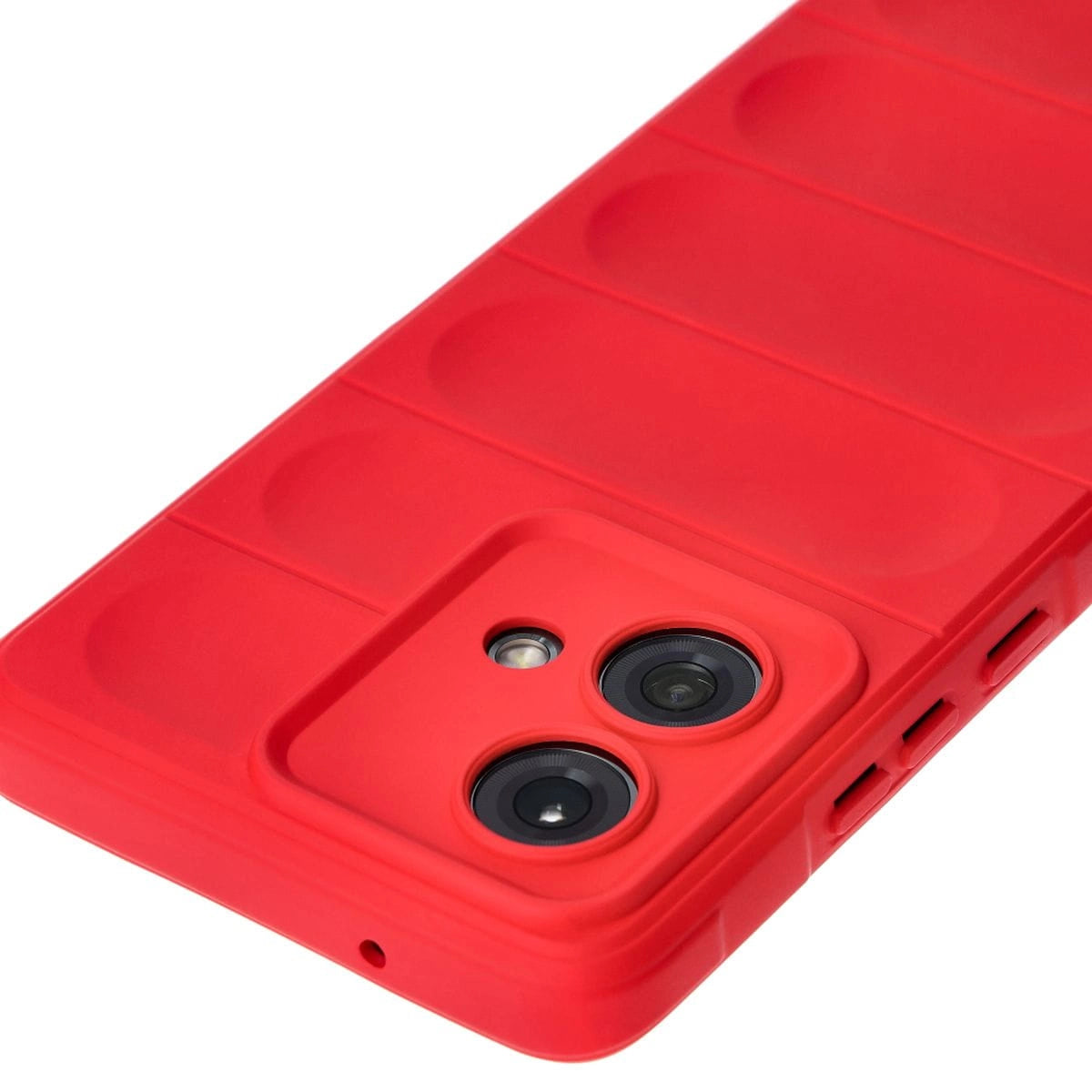 Robuste Handyhülle für Motorola Edge 40 Neo, Bizon Case Tur, Rot