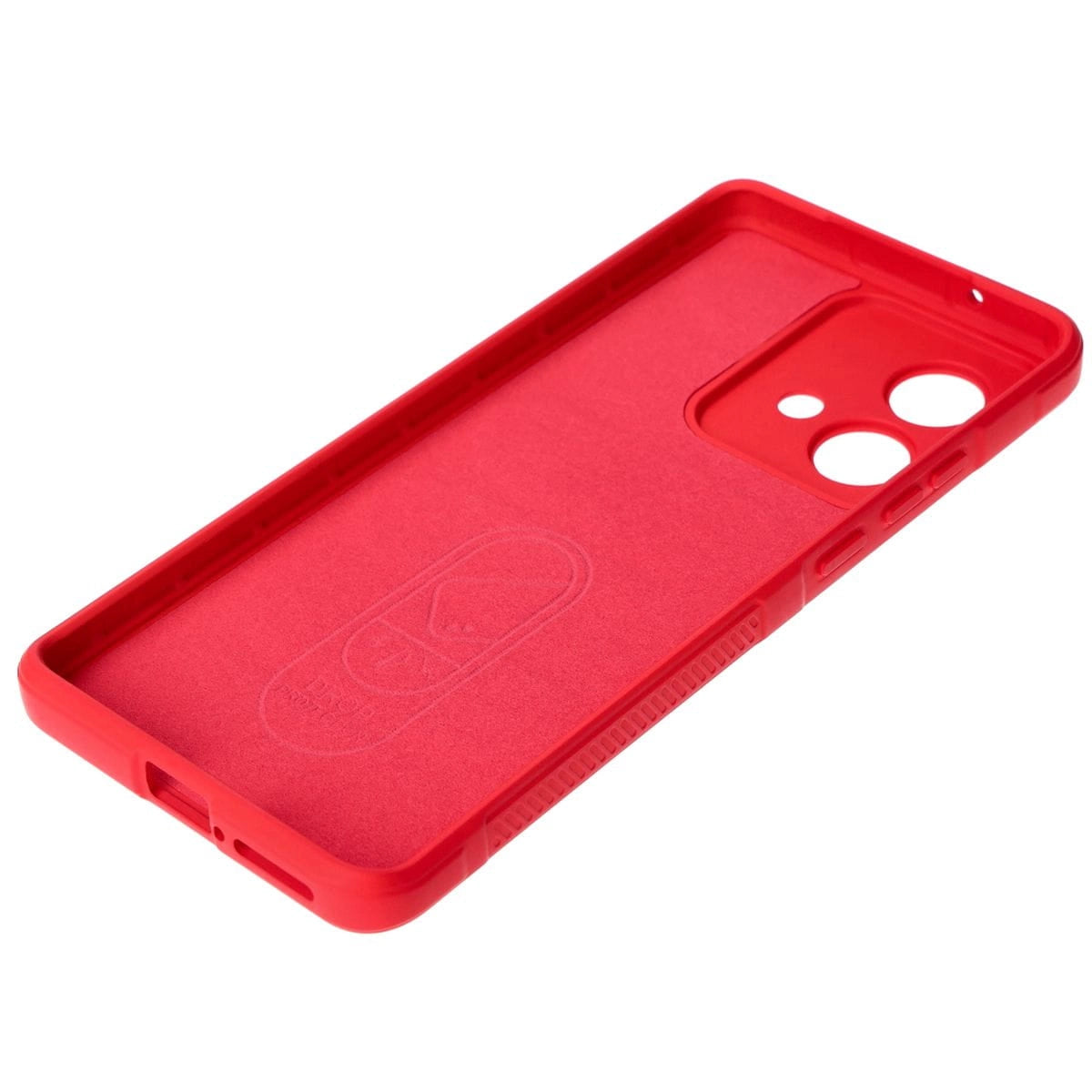 Robuste Handyhülle für Motorola Edge 40 Neo, Bizon Case Tur, Rot