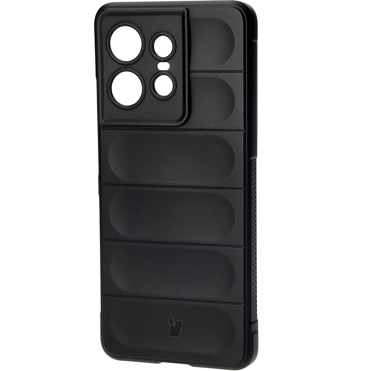 Robuste Handyhülle für Motorola Edge 50 Pro, Bizon Case Tur, Schwarz